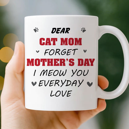 Custom Photo Ceramic Mug - Personalized Birthday Gifts For Dog Cat Lovers, Dog Dad And Mom, Cat Owners - Home Feels Warmer With You