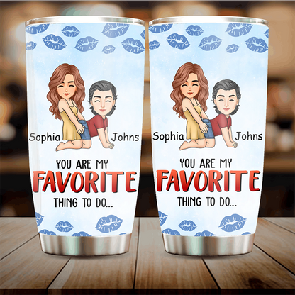 Time Only Deepens The Love We Share - Couple Personalized Custom 20oz Tumbler - Christmas Gift For Husband Wife, Anniversary