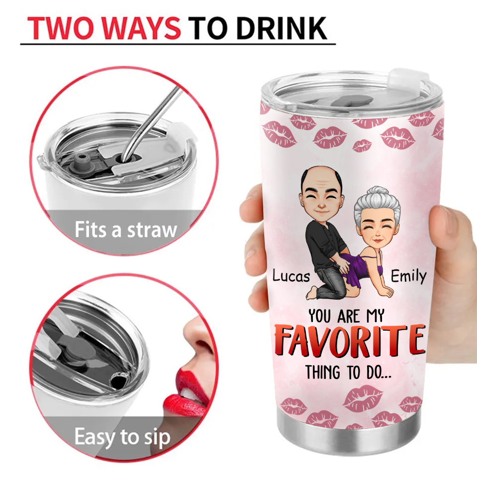 Time Only Deepens The Love We Share - Couple Personalized Custom 20oz Tumbler - Christmas Gift For Husband Wife, Anniversary