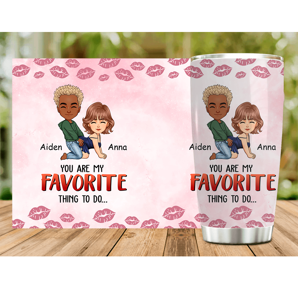 Time Only Deepens The Love We Share - Couple Personalized Custom 20oz Tumbler - Christmas Gift For Husband Wife, Anniversary