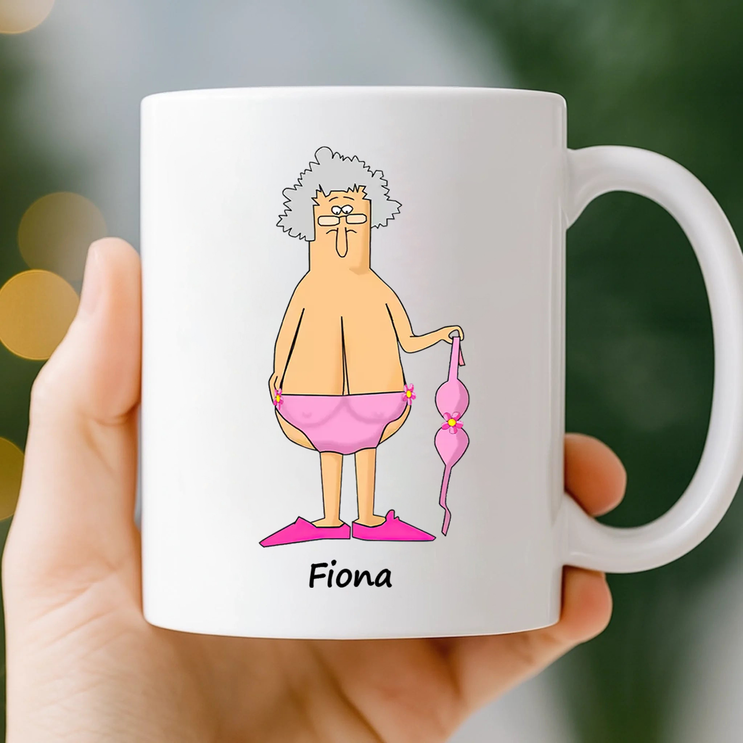 Thank You And Your Saggy Boobs Mom Ceramic Mug, Mother's Day Gift for Mommy, Funny Mug for Mom