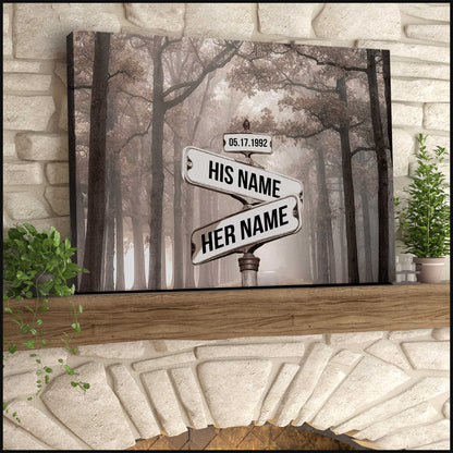 Personalized Street Sign Wall Art Custom Name