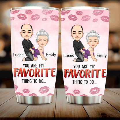 Time Only Deepens The Love We Share - Couple Personalized Custom 20oz Tumbler - Christmas Gift For Husband Wife, Anniversary